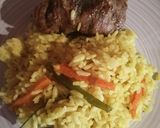 Foto del paso 2 de la receta: Rollitos de carne y arroz con verduras y cúrcuma