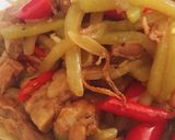 Foto langkah ke 7 dari resep Oseng Labu Siam Tempe.