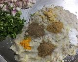 A picture of step 2 of Raw Banana Cutlets.
