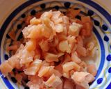 Foto del paso 3 de la receta: Tartar de judías verdes y salmón ahumado