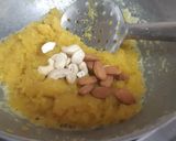 रवा बेसन मलाई हलवा (rava besan malai halwa recipe in hindi) रेसिपी चरण 3 फोटो