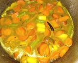 বিন্স গাজরের সব্জী (beans gajorer sabji recipe in Bengali) রেসিপির ধাপ 3 ছবি