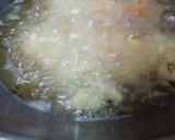 A picture of step 3 of Moong Dal and onion Fritters.