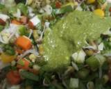 Spicy veg sprout salad recipe step 3 photo