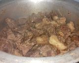 A picture of step 4 of Beef liver, Kidney, fat, meat Masalay wale.