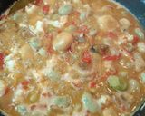 Foto del paso 7 de la receta: Trucha asalmonada con guarnición de gambas y verduras