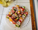 Foto del paso 3 de la receta: Brochetas mar y tierra