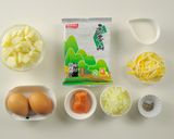【明太子海苔馬鈴薯烘蛋】元本山的食譜步驟1照片