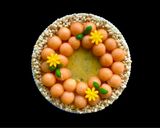 A picture of step 7 of Puffed Rice and Almond Tart with Tropical Fruit Cream.