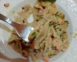 Foto del passaggio 15 della ricetta Farfalle Integrali con Zucchine Salmone e Menta Fresca