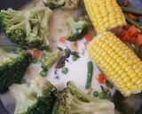 A picture of step 9 of My Garlic lemon,fennel fish dish & Veg. 😀.