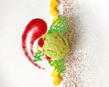 Foto langkah ke 8 dari resep Choux Au Craquelin with mango & mulberry Sauce.