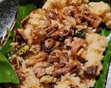 Foto langkah ke 9 dari resep Nasi Bakar Cumi Asin.