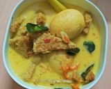 Foto langkah ke 3 dari resep Kuah Santan Tempe Telur Pedas.