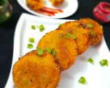 A picture of step 5 of Cheezy Noodles Corn Potato Cutlet.
