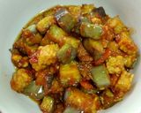 Foto langkah ke 5 dari resep Terong Tempe Pedas Manis.