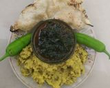 A picture of step 3 of Methi sabji.