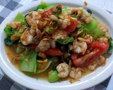 Foto langkah ke 7 dari resep Tumis Udang Pakcoy.