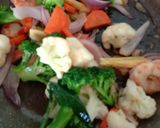 Gambar langkah 1 resipi Sayur campur.