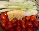 Hình bước làm 2 của món Bún cá cờ