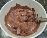A picture of step 9 of Millionaire's Shortbread.