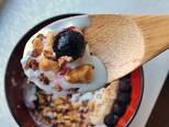 Bữa sáng nhẹ bụng với fruit yogurt bước làm 4 hình