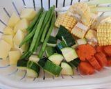 Hình bước làm 1 của món Canh rau thập cẩm