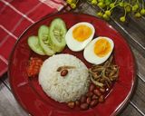 Foto langkah ke 3 dari resep Nasi Lemak Malaysia.