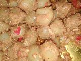 Cilok sambel kacang.