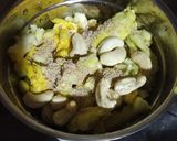 A picture of step 2 of Chingri Potoler Dolma(Stuffed Parwal).