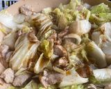 รูปขั้นตอนการทำที่ 3 ของ หมูผัดผักกาดขาว