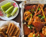 Foto langkah ke 5 dari resep Kepiting Saus Tiram.