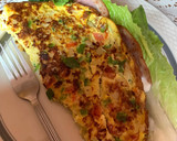 Foto del paso 4 de la receta: Omelette con jamón y queso mozzarella, rápido y fácil🥣