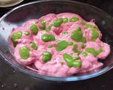A picture of step 5 of Beetroot dahivada.