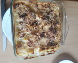 Foto del paso 6 de la receta: Patatas con bechamel, bacon y huevo duro
