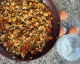 Foto del paso 3 de la receta: Terrina de pescado con camarones multicolor!!
