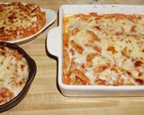 A picture of step 5 of BAKED MOSTACCIOLI RIGATI PASTA WITH CHEESE, JON STYLE.