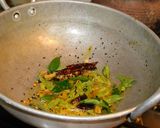 A picture of step 3 of Kabuli chana Sundal (Garbanzo beans).