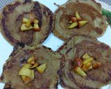 A picture of step 2 of Apple pancakes.