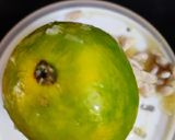 A picture of step 1 of Papaya sweet lime shots.