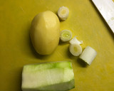 Foto del paso 1 de la receta: Cena para bebés. Puré de calabacín con jamón serrano