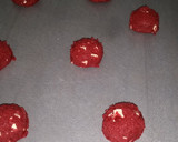 Foto del paso 2 de la receta: Cookies terciopelo, Cookies revelvet, Galletones Rojos
