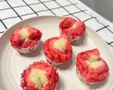 Foto langkah ke 7 dari resep Bolu Kukus Merah Putih.