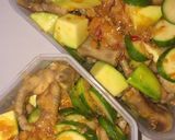 Hình bước làm 6 của món CHÂN GÀ LẮC XOÀI, CÓC