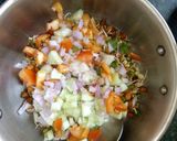 A picture of step 2 of Sprouts with mango juice.