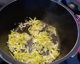 Foto del paso 2 de la receta Crema de espinacas con jamón