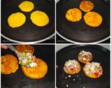 A picture of step 5 of Moong dal Pizza.