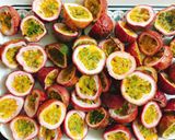 Hình bước làm 1 của món Nước cốt chanh dây