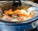 A picture of step 4 of Crockpot Taco Chicken 🐔.