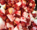 A picture of step 2 of Heaven on Earth No bake cake.